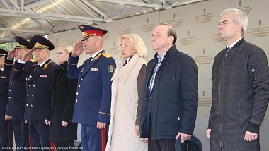 В Рязани присягу приняли 85 первокурсников Рязанского филиала Московского университета МВД