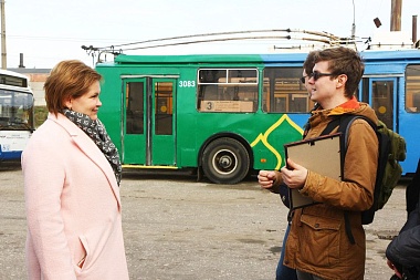 Рязанские активисты покрасили ещё один троллейбус 