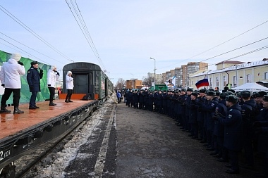 В Рязани встретили поезд «Сила в правде»