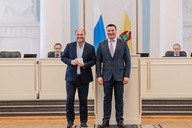 Семь депутатов Рязанской областной Думы получили золотые знаки отличия ГТО