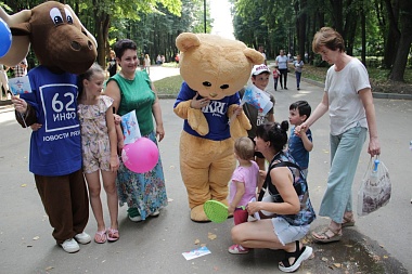 Фото с площадки 62ИНФО на Дне города в ЦПКиО