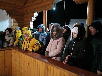 В Рязанской области встретили Крещение Господне на водоемах