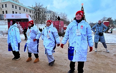 «Новогодний Марафон Зарядок» стартовал в Рязани
