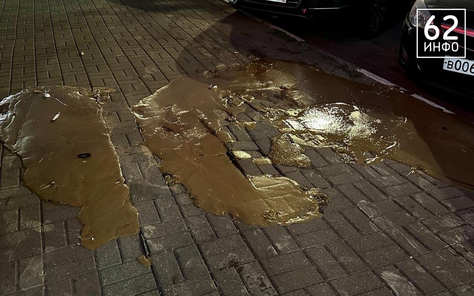 В центре Рязани плитка вздулась от смердящей жижи - 62ИНФО В центре Рязани плитка вздулась от смердящей жижи - 62ИНФО