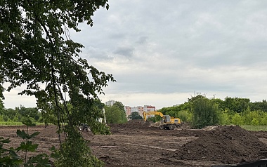 На Сережиной Горе в Рязани начали строить футбольный комплекс 