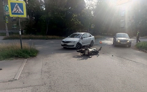 В Рязани ищут свидетелей ДТП с участием мотоциклиста