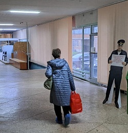 В Рязани расставили картонных полицейских