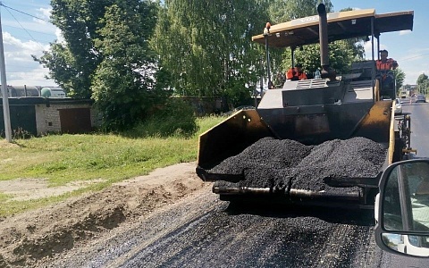 В Рыбновском округе стартовал ремонт дорог