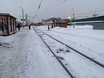 На рязанских железнодорожных вокзалах идёт уборка снега