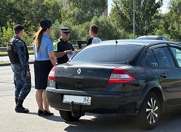 В Рязани на дороге ловили должников за электричество