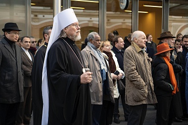 Рязанский митрополит Марк принял участие в открытии памятника Пушкину в Париже