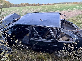 Водитель скончался после вылета в кювет в Кадомском районе