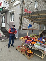 В Рязани прошли рейды против уличных торговцам по обращениям жителей