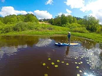 Встань и греби. Первопроходец сапсёрфинга в Рязани — о путешествиях, приключениях и красоте родной природы