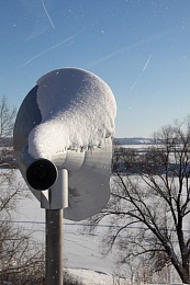 В Спасске установили огромные слуховые трубки для прослушивания звуков природы