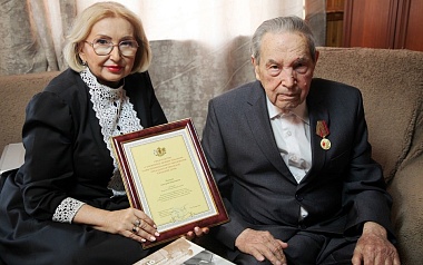 Рязанскому фронтовику Великой Отечественной Дмитрию Иванову исполнилось 102 года