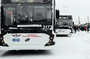 Еще 20 троллейбусов прибыли в Рязань