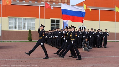 В Рязани присягу приняли 85 первокурсников Рязанского филиала Московского университета МВД