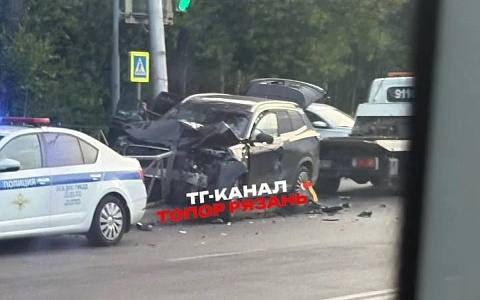 В Рязани произошло серьёзное ДТП