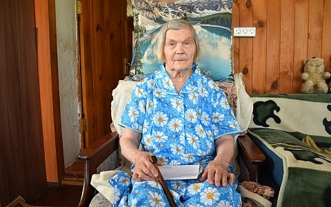 Столетний юбилей отметила жительница Спасского округа Лидия Родина