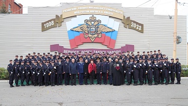 В Рязани присягу приняли 85 первокурсников Рязанского филиала Московского университета МВД
