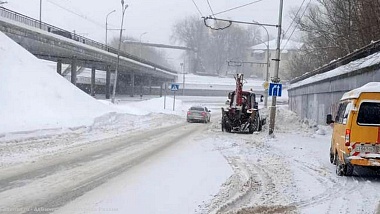 Рязанская администрация отчиталась об уборке снега в выходные