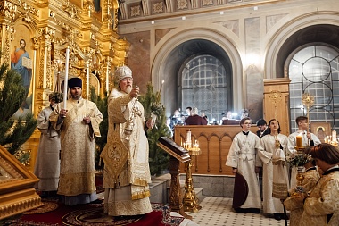 Павел Малков поучаствовал в рождественском богослужении в Рязанской области
