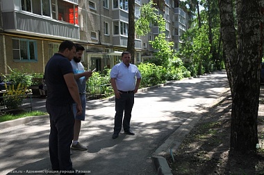 Комиссия посчитала качественным ремонт рязанских дворов