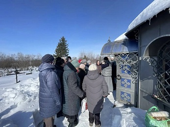 В Пронском округе молитвенно помянули усопших