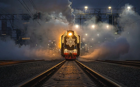 В России стартует пятое путешествие Деда Мороза на поезде