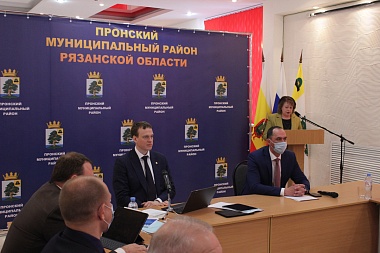 Павел Малков посетил Пронский район и Рязанскую ГРЭС