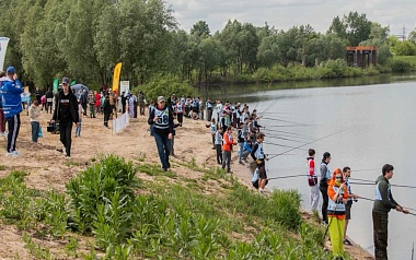 На «Окской стрелке» прошли соревнования по рыбатлону!
