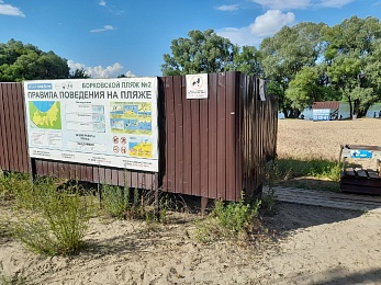 В Рязани проинспектировали пляж на Борковском карьере