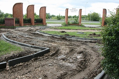 В Рязани началось благоустройство парка Морской Славы