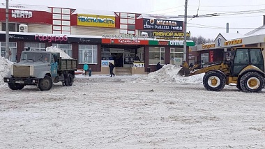 Рязанская администрация отчиталась об уборке снега в выходные