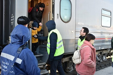 В Рязанскую область прибыл поезд с ещё 21 подростком-дзюдоистом из Донбасса