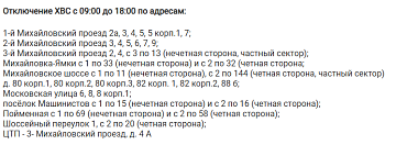 На 8 улицах Рязани и в поселке Машинистов 3 марта отключат воду