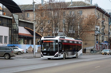 Опубликованы фото новых троллейбусов на улицах Рязани
