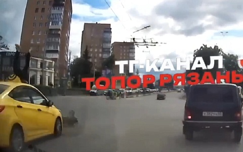 В Рязани сбили курьера Яндекса