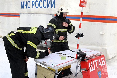 МЧС провело II этап командно-штабного учения в Солотче