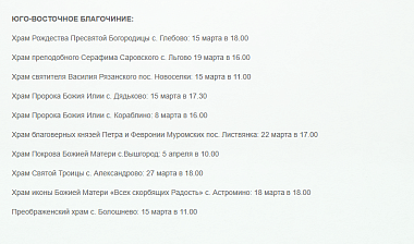 Прощает забытые грехи: Рязанская епархия дала расписание соборования в храмах