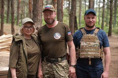 Председатель Рязгордумы Панфилова встретилась с бойцами в зоне СВО 