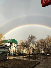 Фоторепортаж: над Рязанью возвысилась двойная радуга - 62ИНФО Фоторепортаж: над Рязанью возвысилась двойная радуга