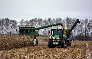 В Рязанской области собрали половину урожая кукурузы