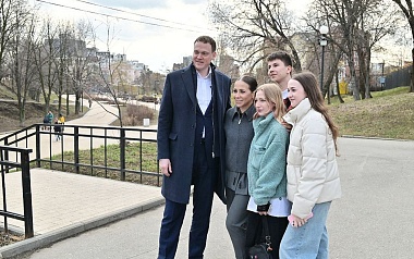 Юлия Барановская снимает проект «Большие семьи большой страны» в Рязани