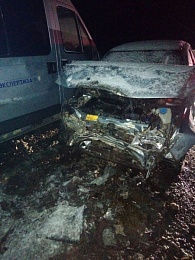 Водитель ВАЗ пострадал в ДТП с минивэном в Сасовском районе 