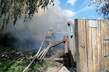 Многодетная семья стала погорельцами после пожара в Пителинском округе