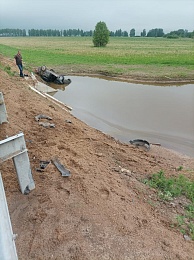 В Шиловском районе водитель Kia уснул за рулём и вылетел в кювет 