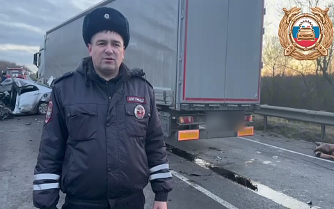 В Сасовском районе водитель и пассажир Kia Rio погибли в ДТП с "Камазом" на М-5