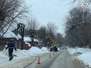 В Рязани на улице Шевченко отключили фонари